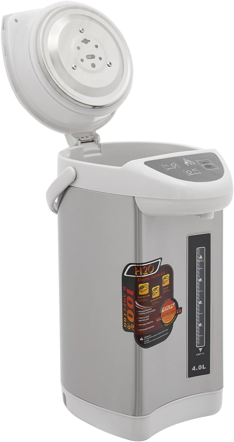 Fricienc 4L Electric Kettle and Warmer Hot Water Dispenser Kettle Water Boiler Dispenser Hot Tea Maker Automatic Insulating Electric Kettle for School Home Office Hotel