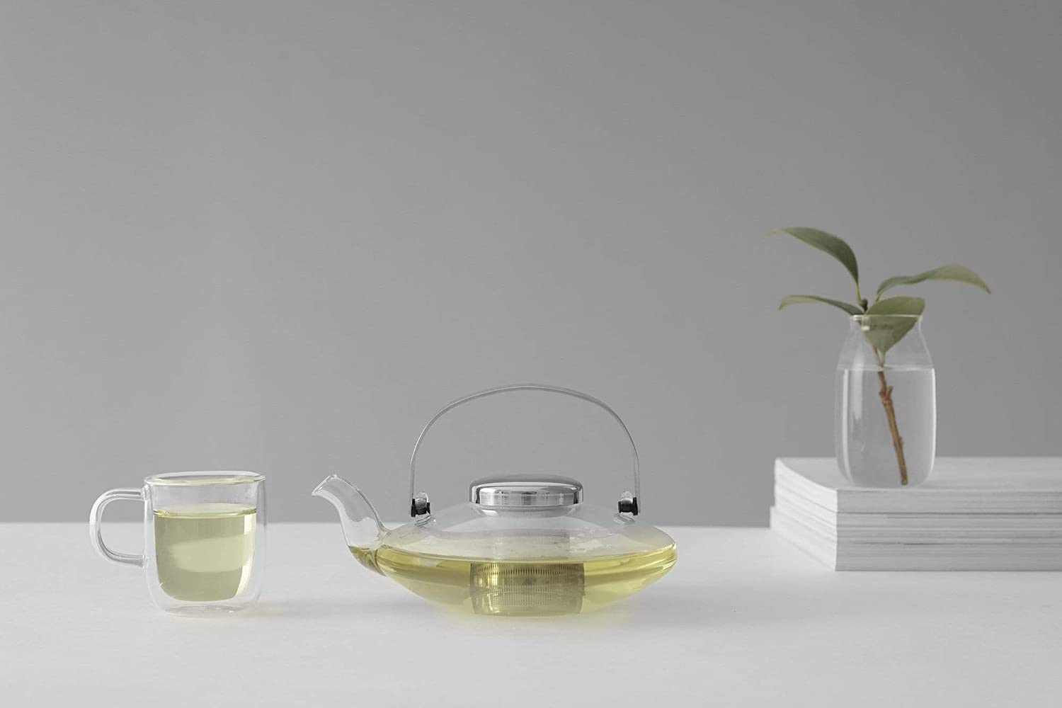 VIVA Scandinavia Infusion Borosilicate Leaf Teapot 0.6 L