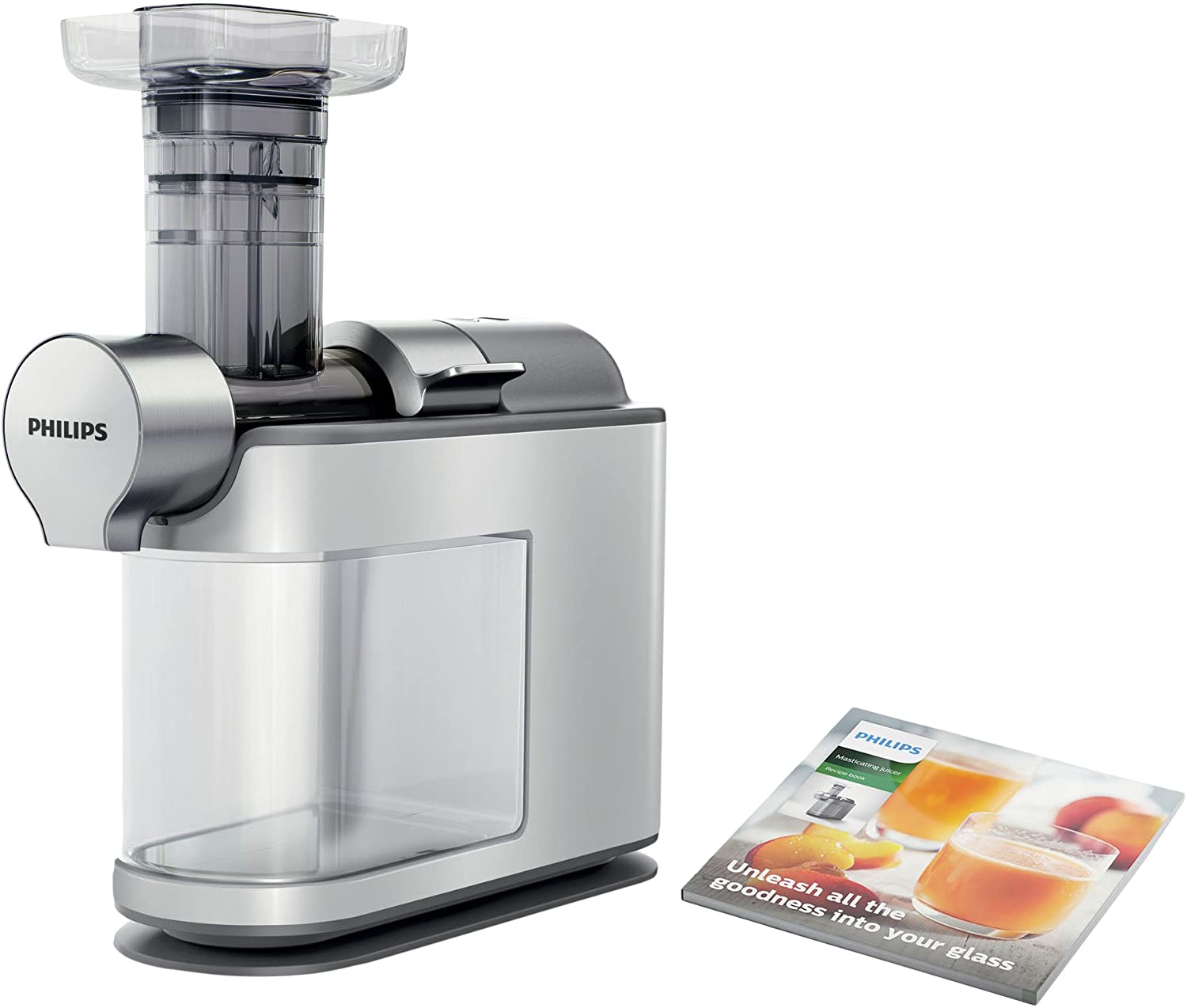 Philips Domestic Appliances Philips HR1945/80 Slow Juicer, Juicer for Cold Presses, Maximum Nutrient Ex