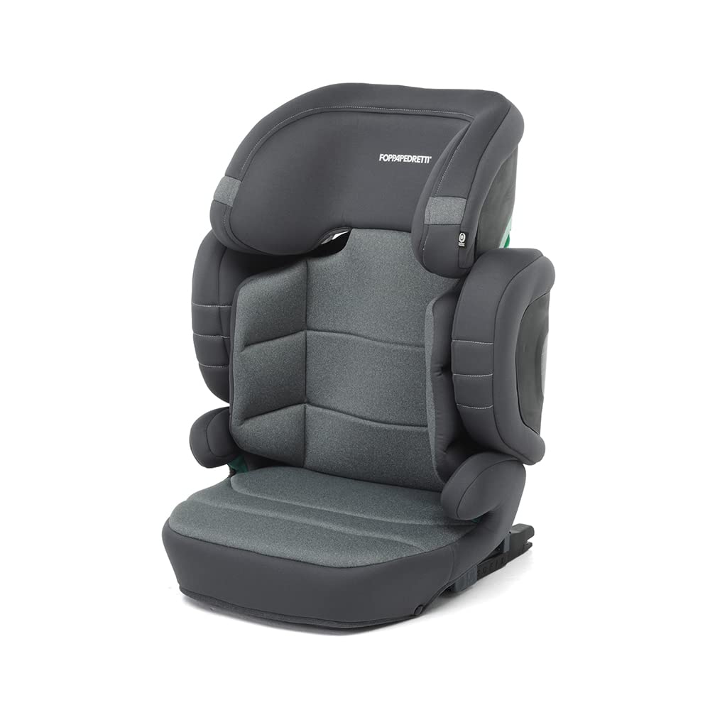 FoppaPedretti Open i-size Dualfix Car Seat for Children with Height from 100 to 150 cm from 3 to 12 Years - Silver