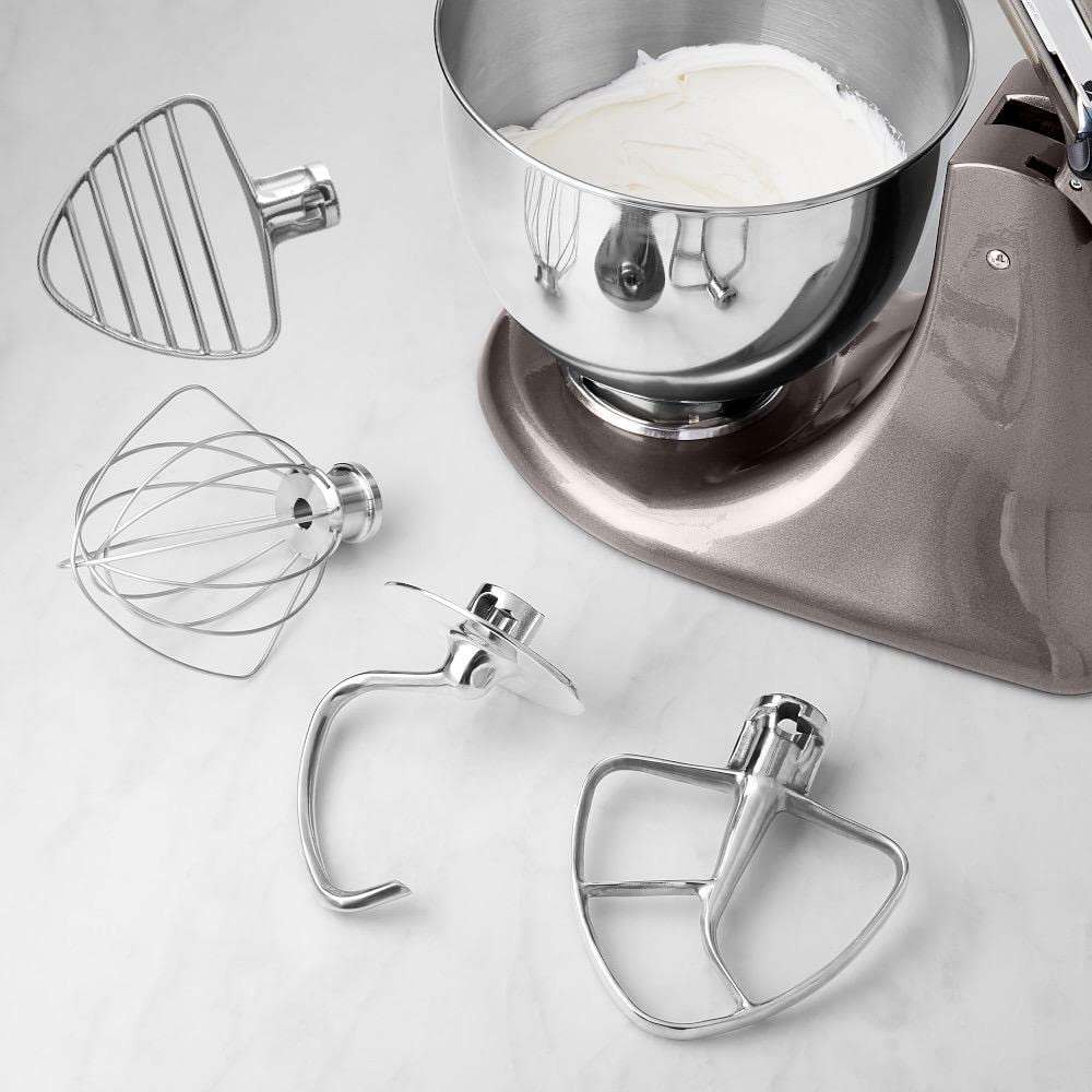 Welikekitchen Food Processor Accessory Set Made of Stainless Steel for KitchenAid Food Processor (Artisan, Classic, Ultra) 4-Piece