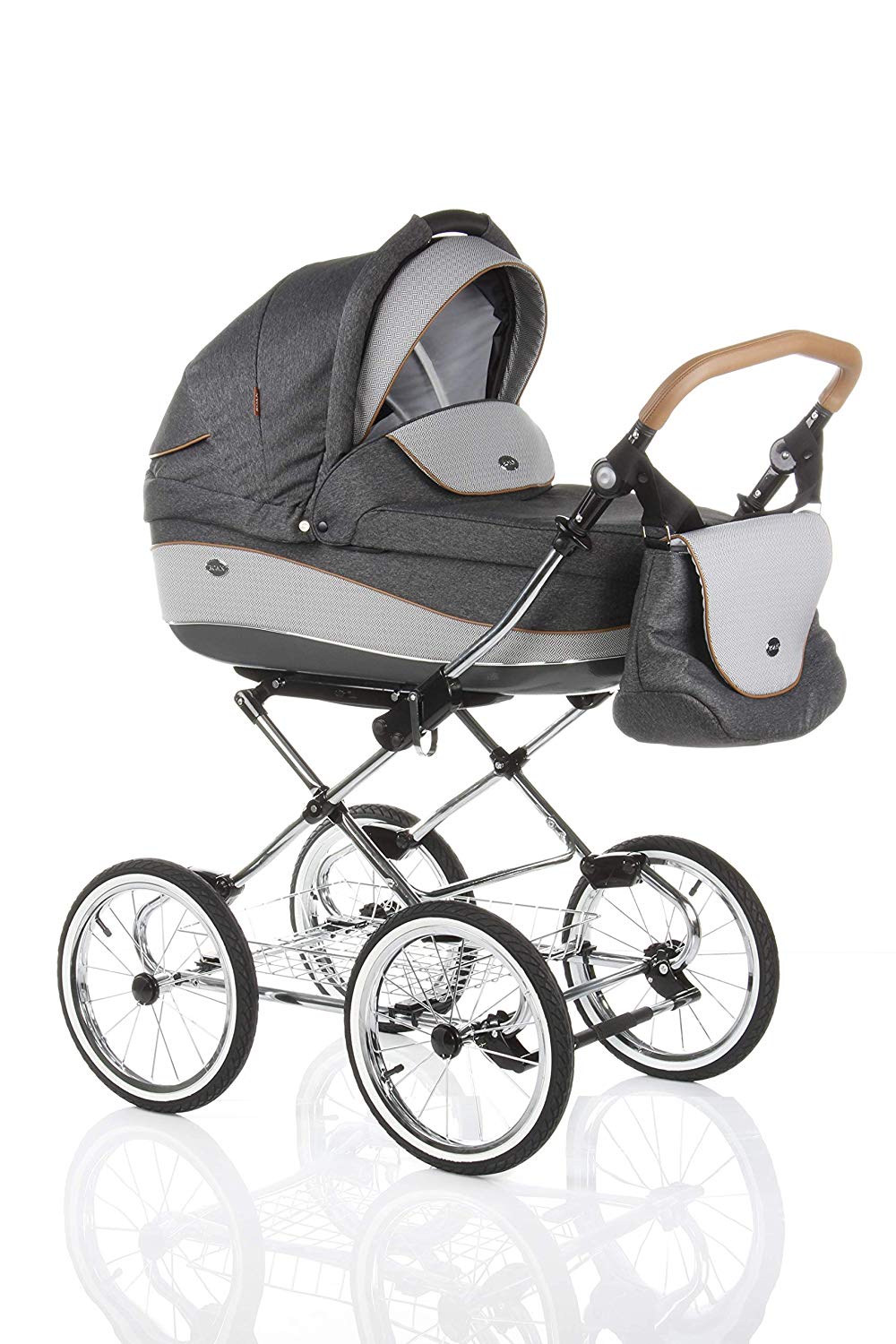 Pushchair Buggy Combi Classic Retro Nostalgia Roan Emma + XXL Accessories Package
