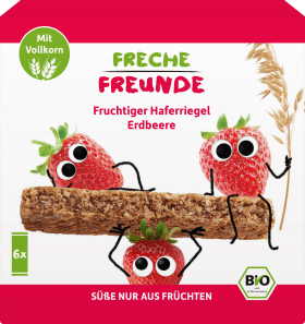 FRECHE FREUNDE Fruity oat bale strawberry, from 3 years, (6x30 g), 180 g