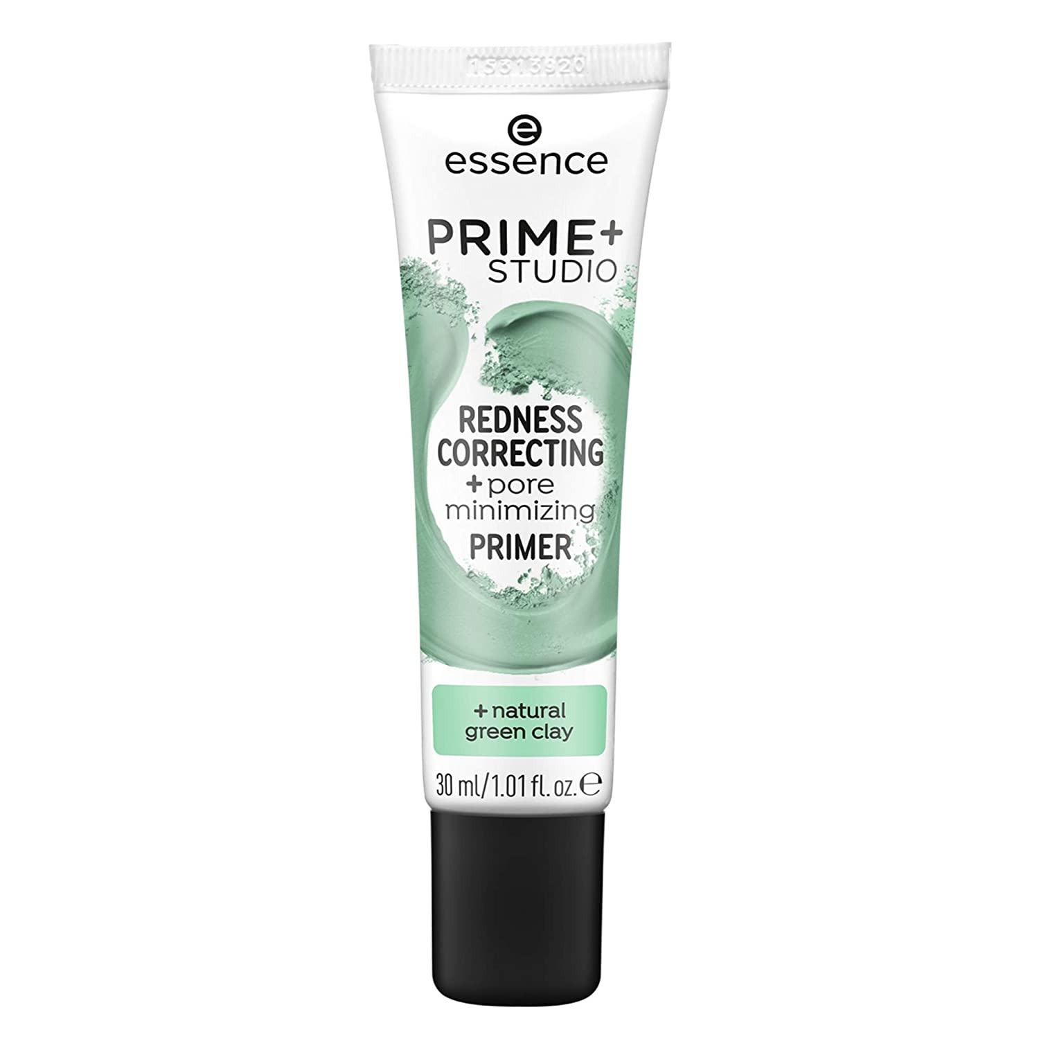 essence cosmetics essence Prime+ Studio Redness Correcting + Pore Minimising Primer, Primer, with Natural Lilac, Green, Primer, Colour-Adjusting, Poreless, Matte, Vegan, Oil-Free, Alcohol-Free (30 ml)