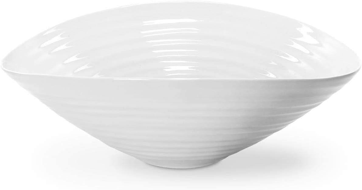 Portmeirion Home & Gifts Sophie Conran Salad Bowl (White, Large)