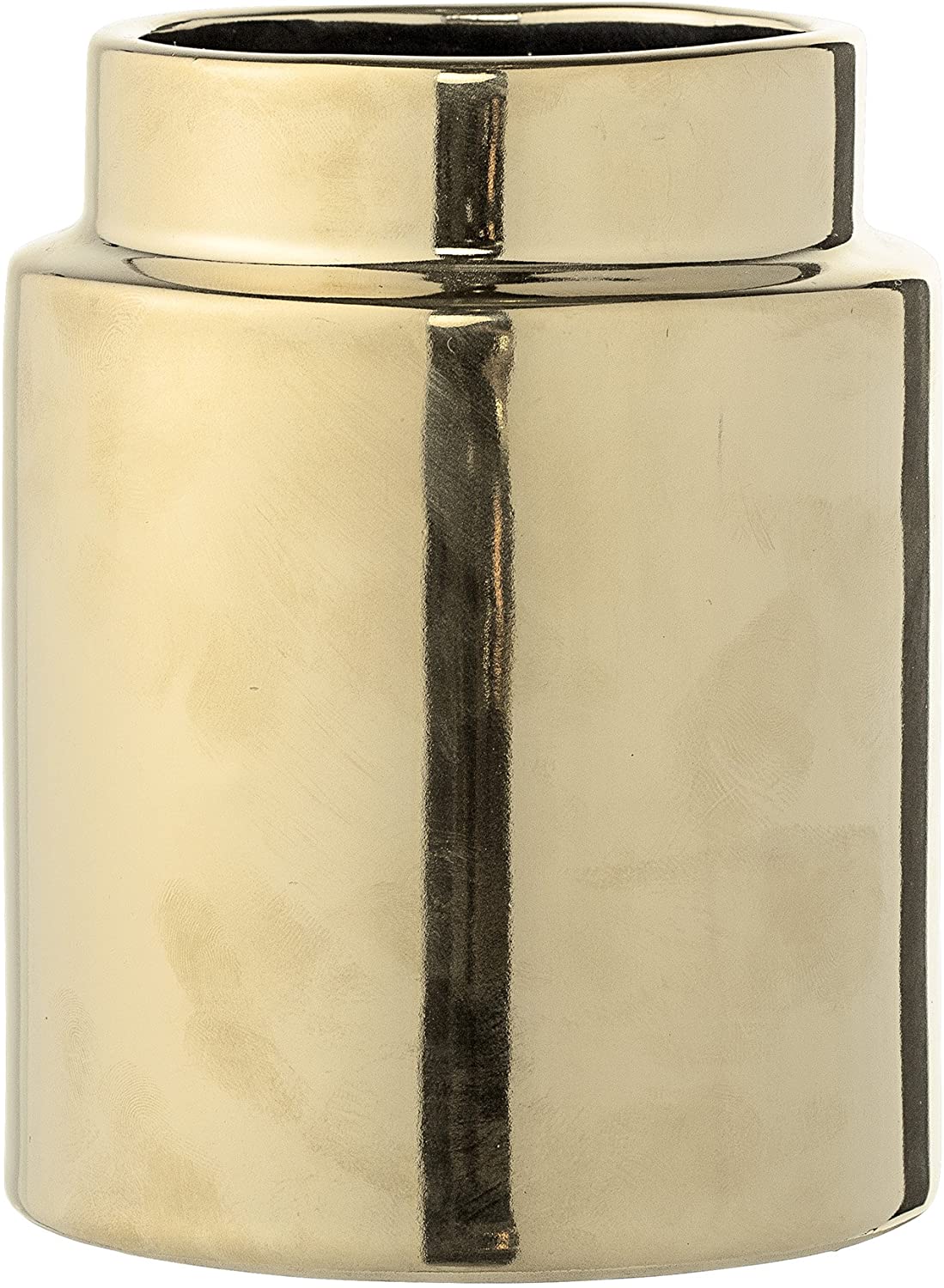 Bloomingville Lova Vase Stoneware 10 x 12.5 cm, Gold