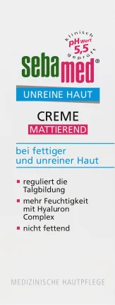 sebamed Face cream mattifying impure skin, 50 ml