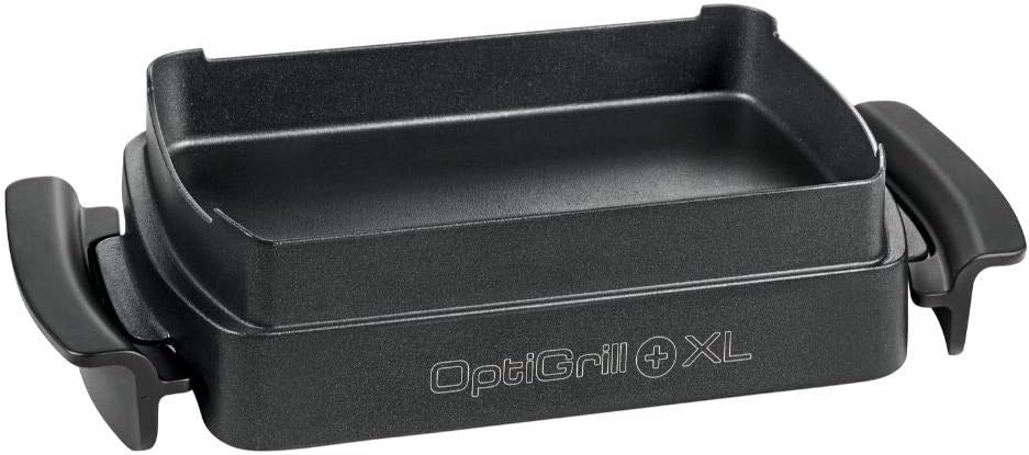 Tefal XA7268 OptiGrill Snacking & Baking Tray XL (Fits OptiGrill XL Only, Non-stick, Capacity: 2 litre, dishwasher safe), black