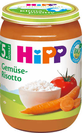 HiPP Vegetable risotto, after the 4th month, 190 g