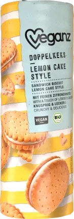 Veganz Doppel biscuit lemon-cake style, 330 g