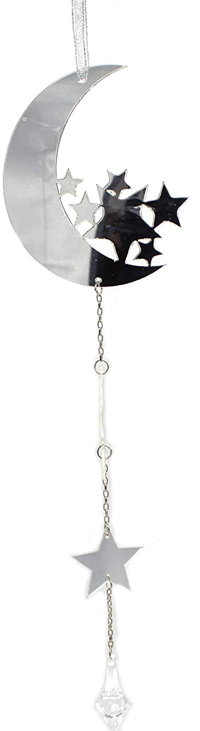 DARO DEKO Daro Deco Acrylic Hanging Moon And Stars