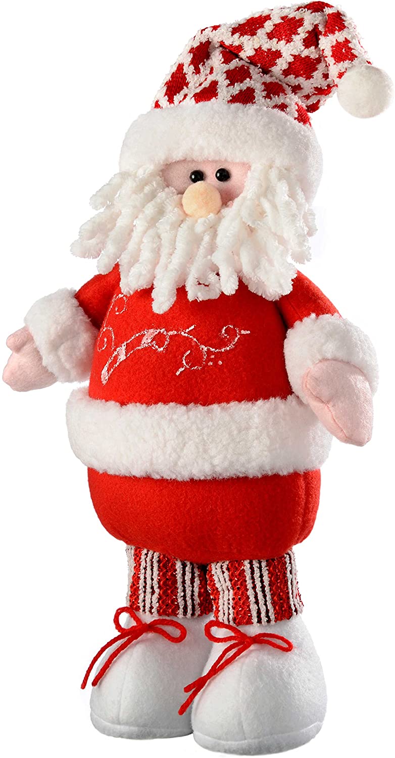 WeRChristmas 30 cm Free Standing Christmas Reindeer Decoration with Extendable Legs