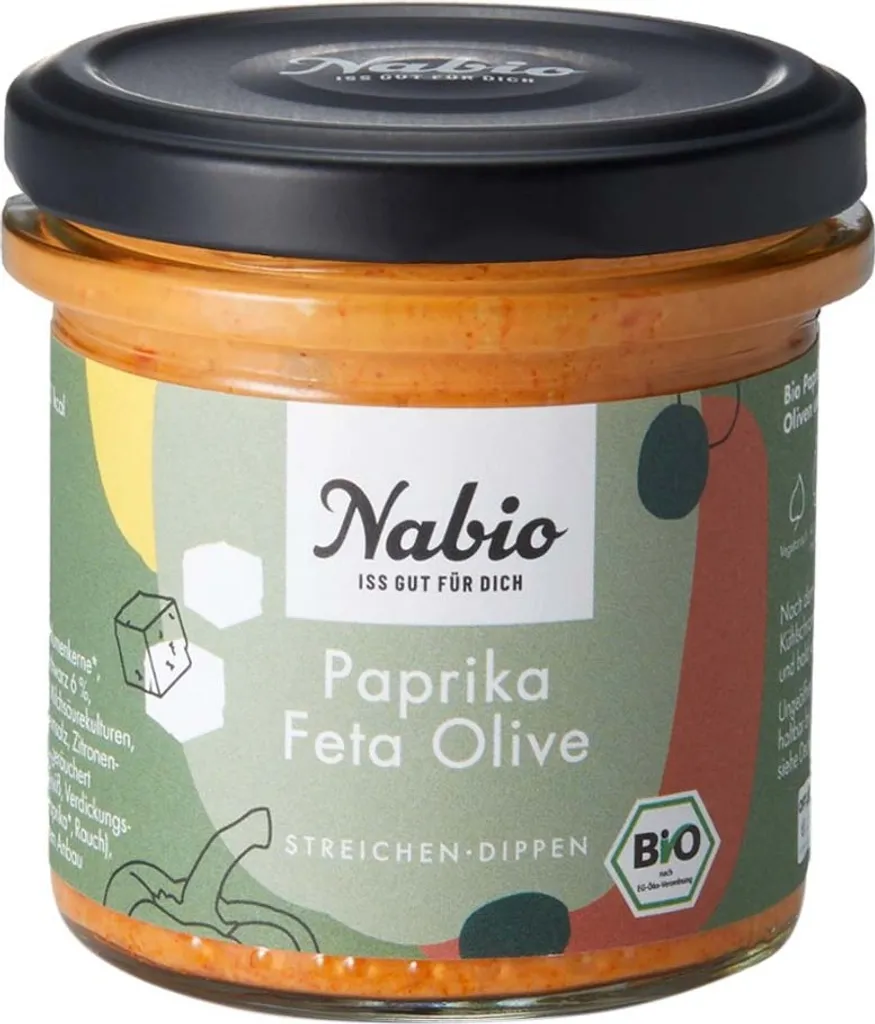 Nabio Spread Paprika Feta Olive (135 g)