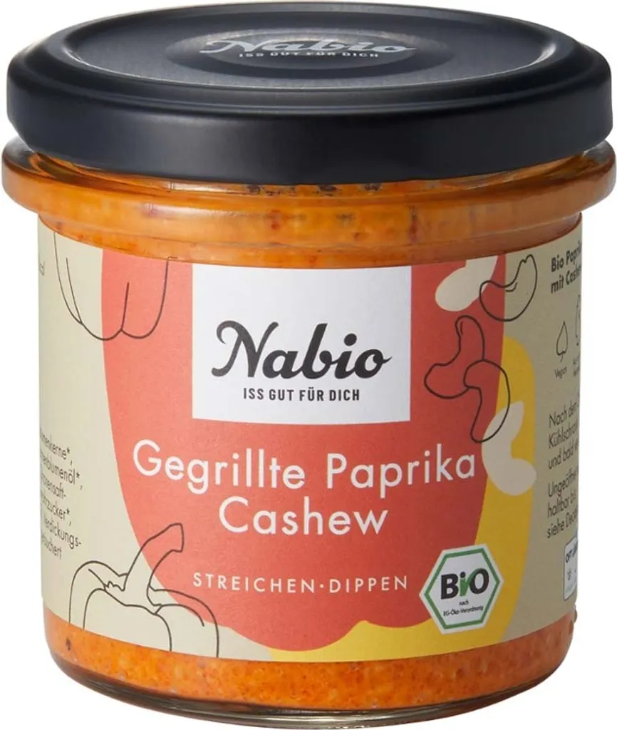 Nabio Grilled Paprika Cashew Spread (135 g)