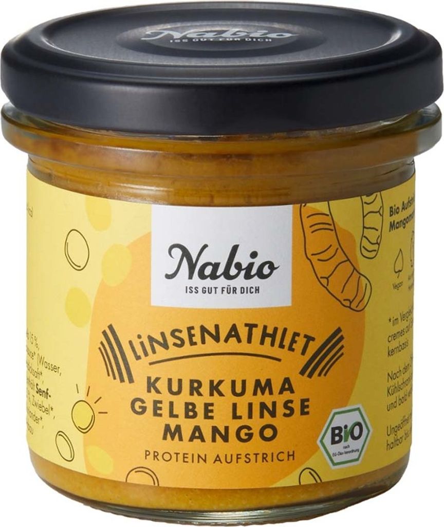 Nabio Powerlinse Yellow Lentil Turmeric (140 g)