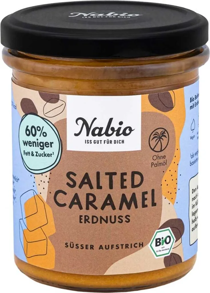 Nabio Sweet Spread Salted Caramel Peanut -- 175g