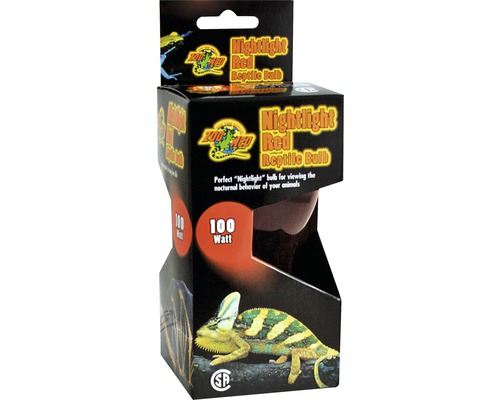 Night lamp ZOO MED Nightlight Red Reptile Bulb100 W