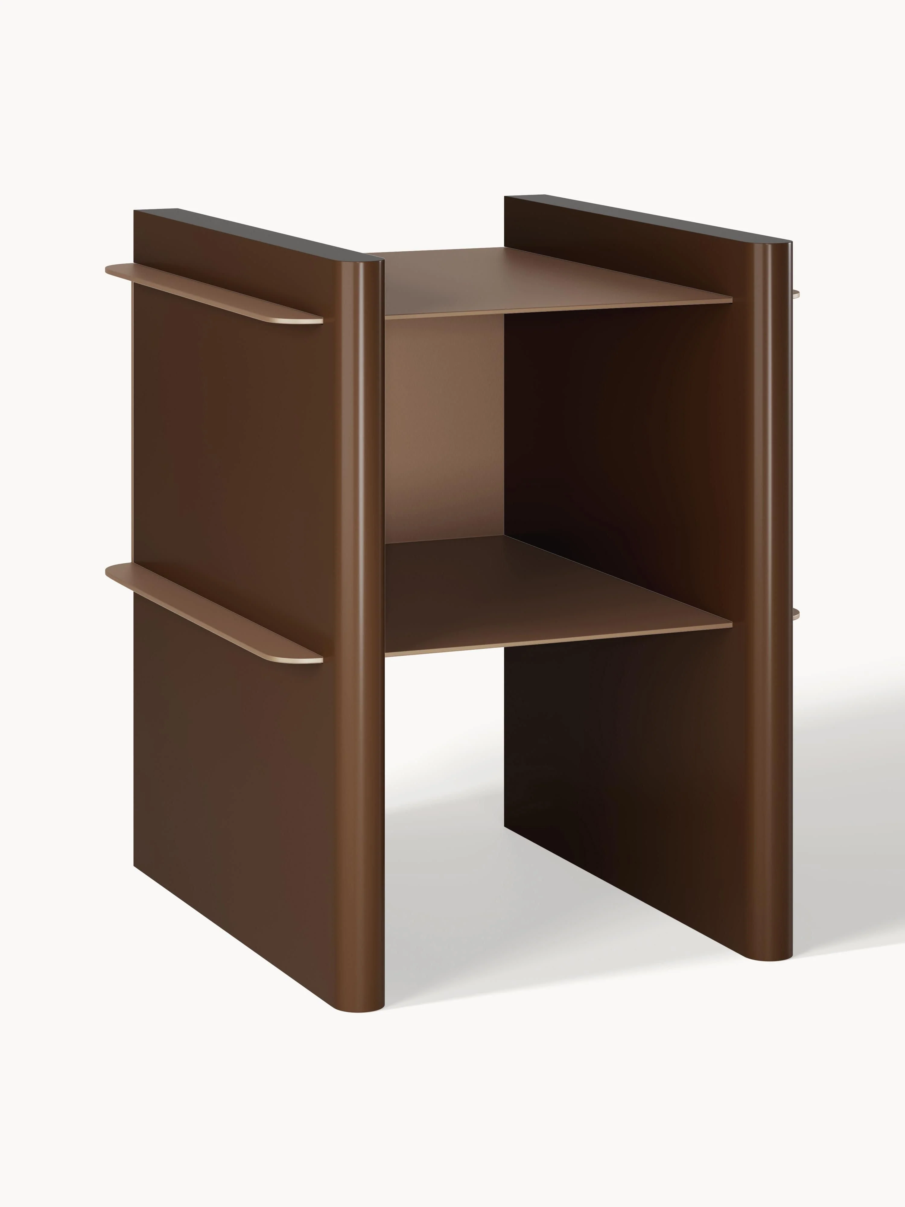 Westwing Collection Rami bedside table with metal elements