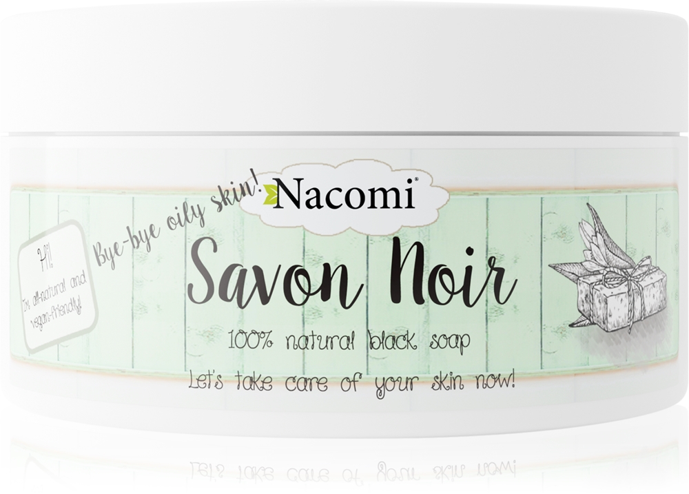 Nacomi Bye-Bye oily skin! Black soap for face and body