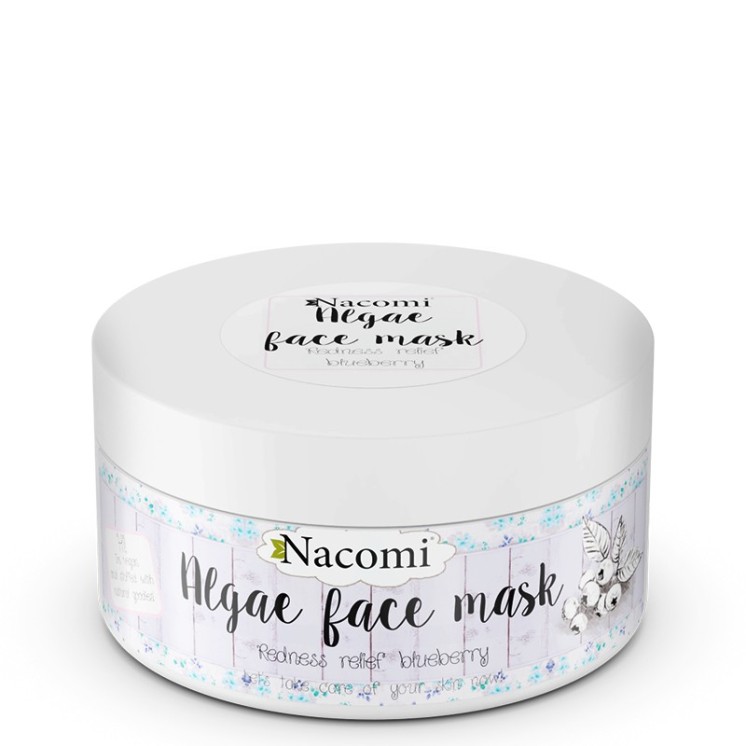 Nacomi Algae Mask - Redness Reducing Blueberry 42 g