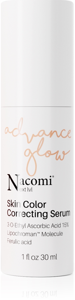 Nacomi Next Level Advance Glow Serum to unify skin tones