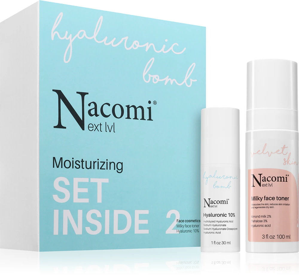 Nacomi Next Level Moisturizing Gift Set provides moisture and shine