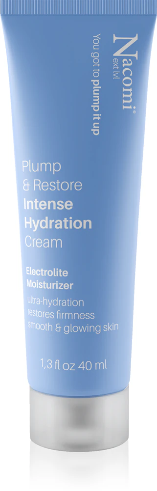 Nacomi Next Level Plump & Restore renewing and moisturizing cream for clear and smooth skin