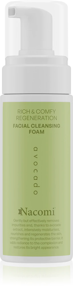 Nacomi Rich & Comfy cleansing foam with regenerating effect