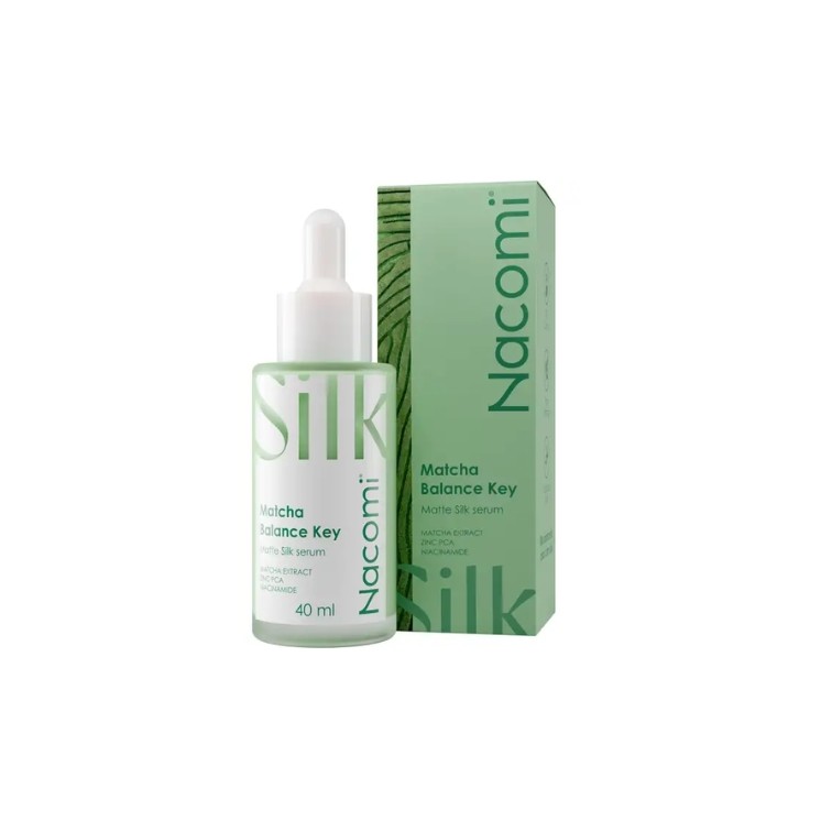Nacomi Silk Matcha Balance Key Oil Control Serum with Matcha for Face 40 ml