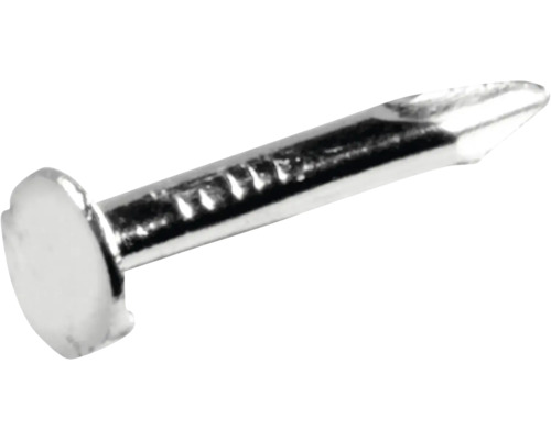 Nails for box 1.08x8 mm nickel-plated steel
