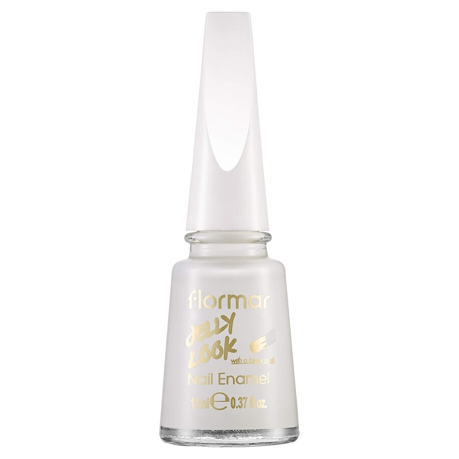 Flormar Jelly Look Nail Enamel, No. 1 - Pure Milk