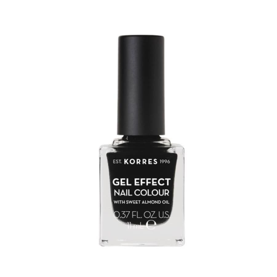 Korres Sweet Almond Nail Colour, No. 100 - Black