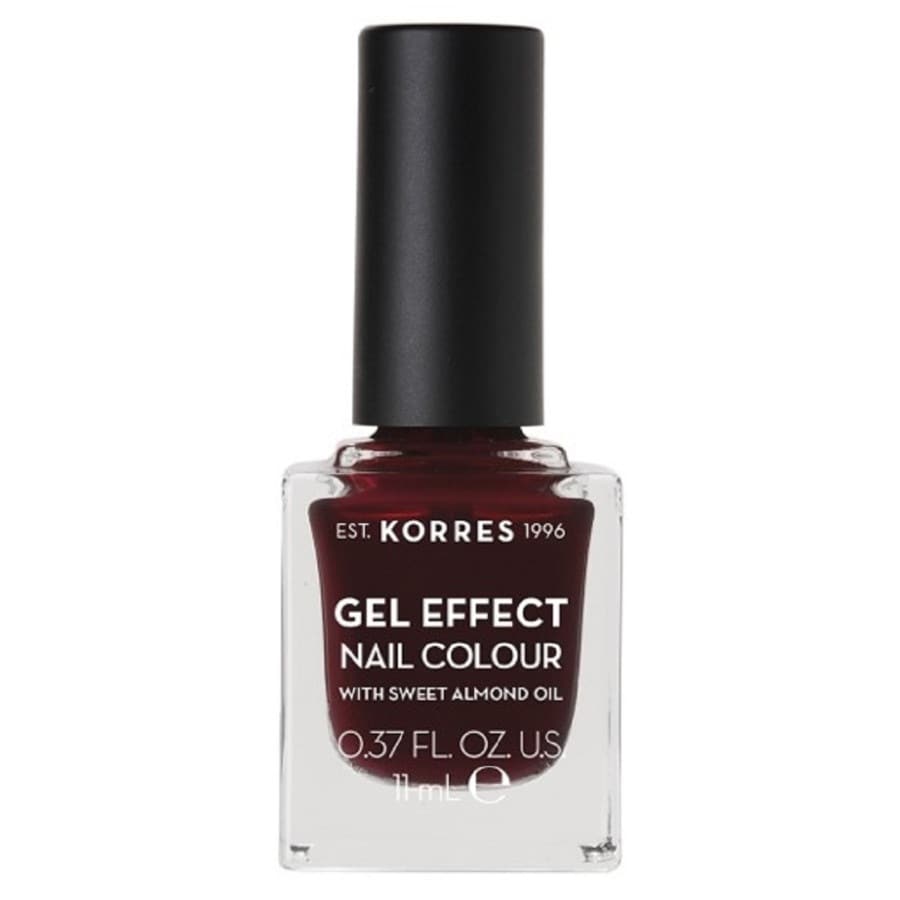 Korres Sweet Almond Nail Colour, No. 57 Burgundy Red