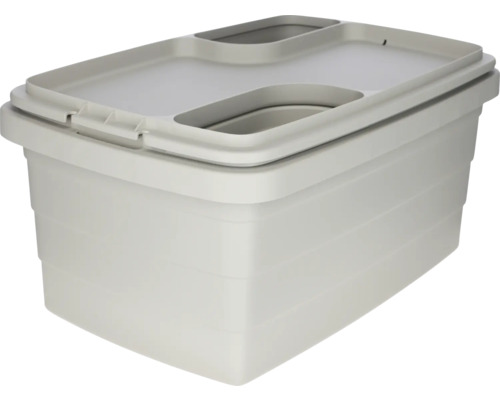 Rodent cave KERBL earthwork for rabbit shelter Bunny Base approx. 58 x 38 x 28 cm plastic, orange and gray can also be used as a transport box or house, shelter