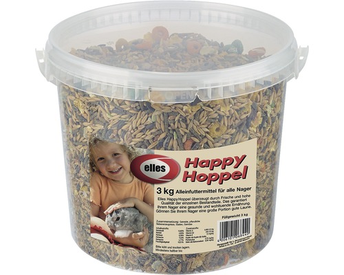 Rodent food elles Happy Hoppel 3 kg