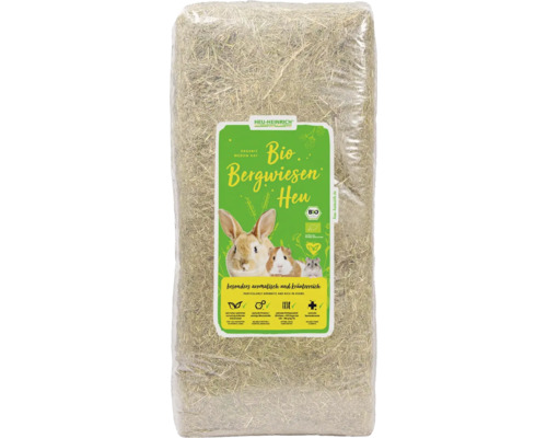 Heu-Heinrich Rodent food HAY - HEINRICH Organic mountain meadow hay 8 kg particularly aromatic and rich in herbs