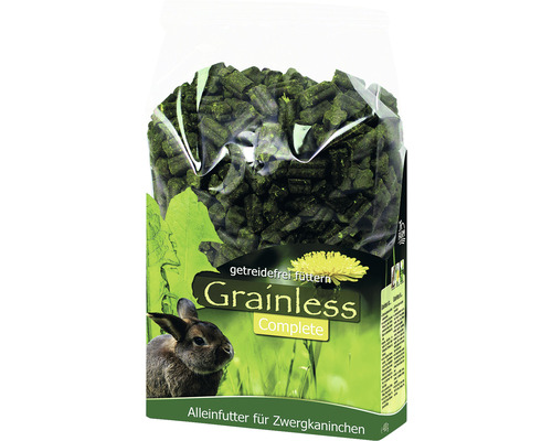 Rodent food, JR Farm Grainless Complete for dwarf rabbits 1350 g