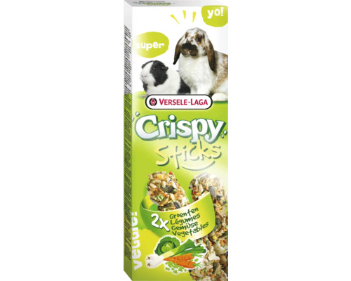 Rodent food VERSELE-LAGA Crispy Sticks Rabbit - Guinea Pig Vegetable - 2 pieces approx. 110 g