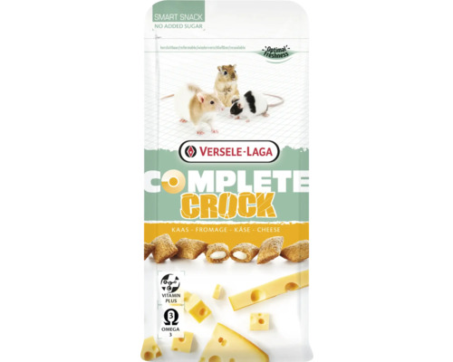 Rodent snack VERSELE-LAGA Complete Crock Cheese 50 g crispy shell with delicate cheese filling for rats, mice, gerbils, omnivorous rodents (omnivores) in a fresh bag