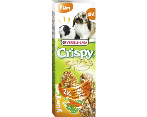 Rodent snack VERSELE-LAGA Crispy Sticks Rabbit - Guinea Pig Carrot and Parsley approx. 110 g