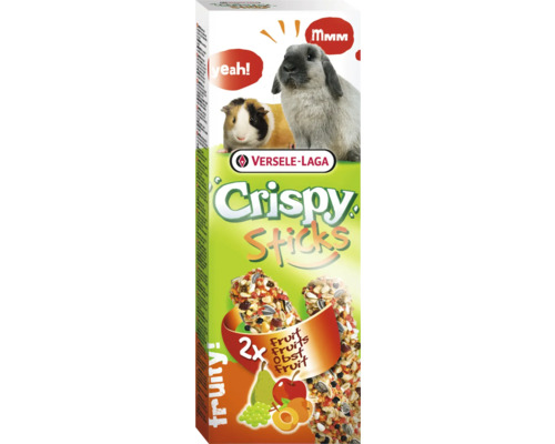 Rodent snack VERSELE-LAGA Crispy Sticks Rabbit - Guinea Pig Fruit - 2 pieces approx. 110 g