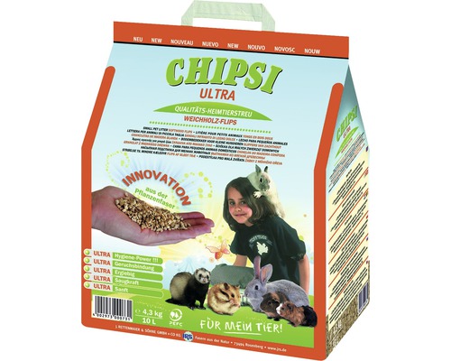Rodent litter JRS Chipsi Ultra 10 l
