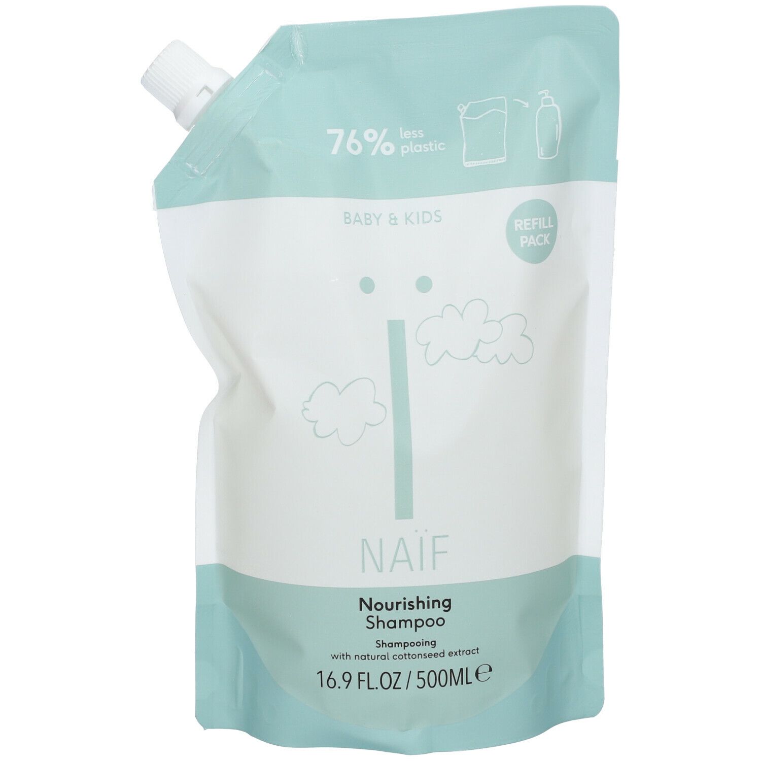 Naïf Baby & Children Nourishing Shampoo Refill 500 ml