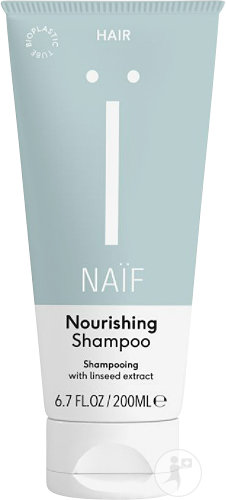 Naïf Nourishing Shampoo For All Hair Types Tube 200ml