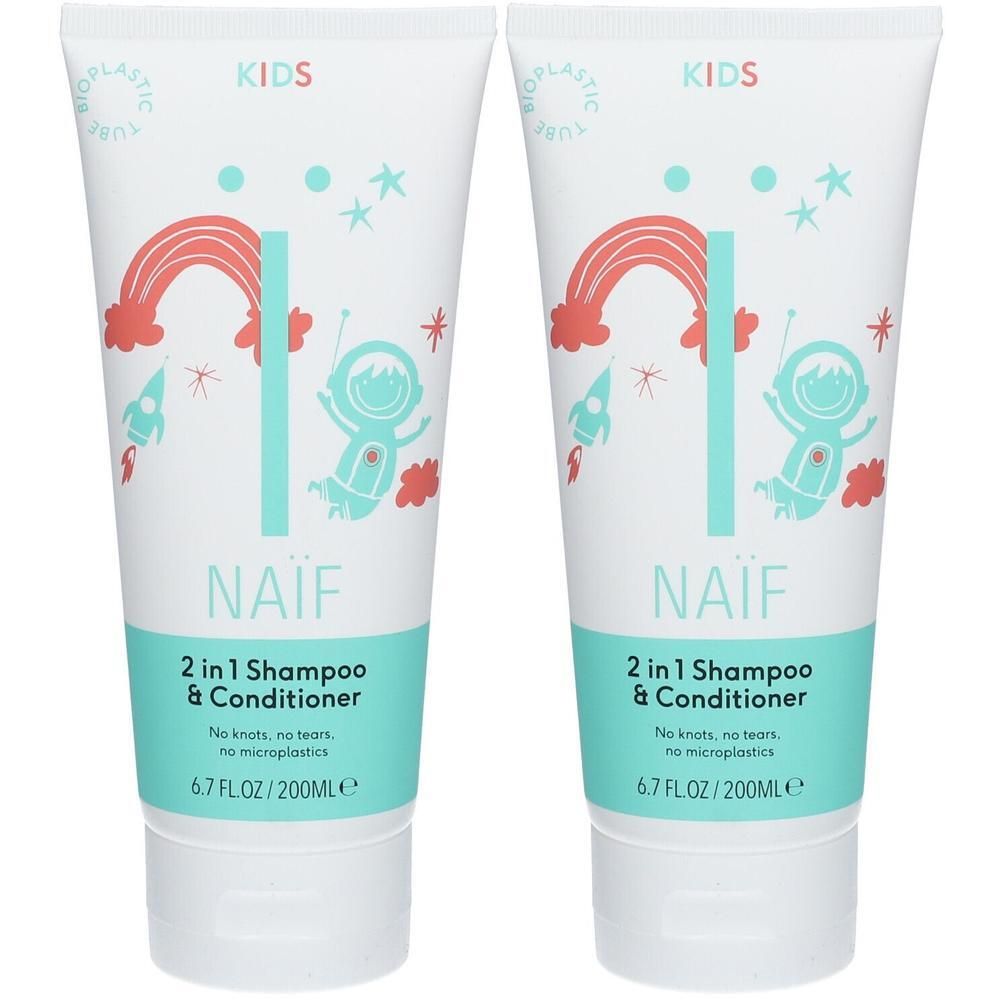 NAIF® Kids 2 in 1 Shampoo &amp; Conditioner 400 ml