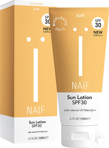 Naïf Sun Lotion Face and Body SPF30 Tube 200ml