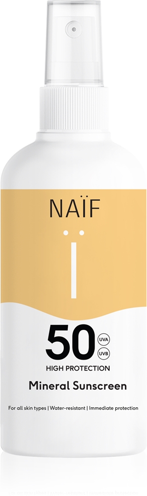 Naif Sun Mineral Sunscreen SPF 50 protective sun spray SPF 50