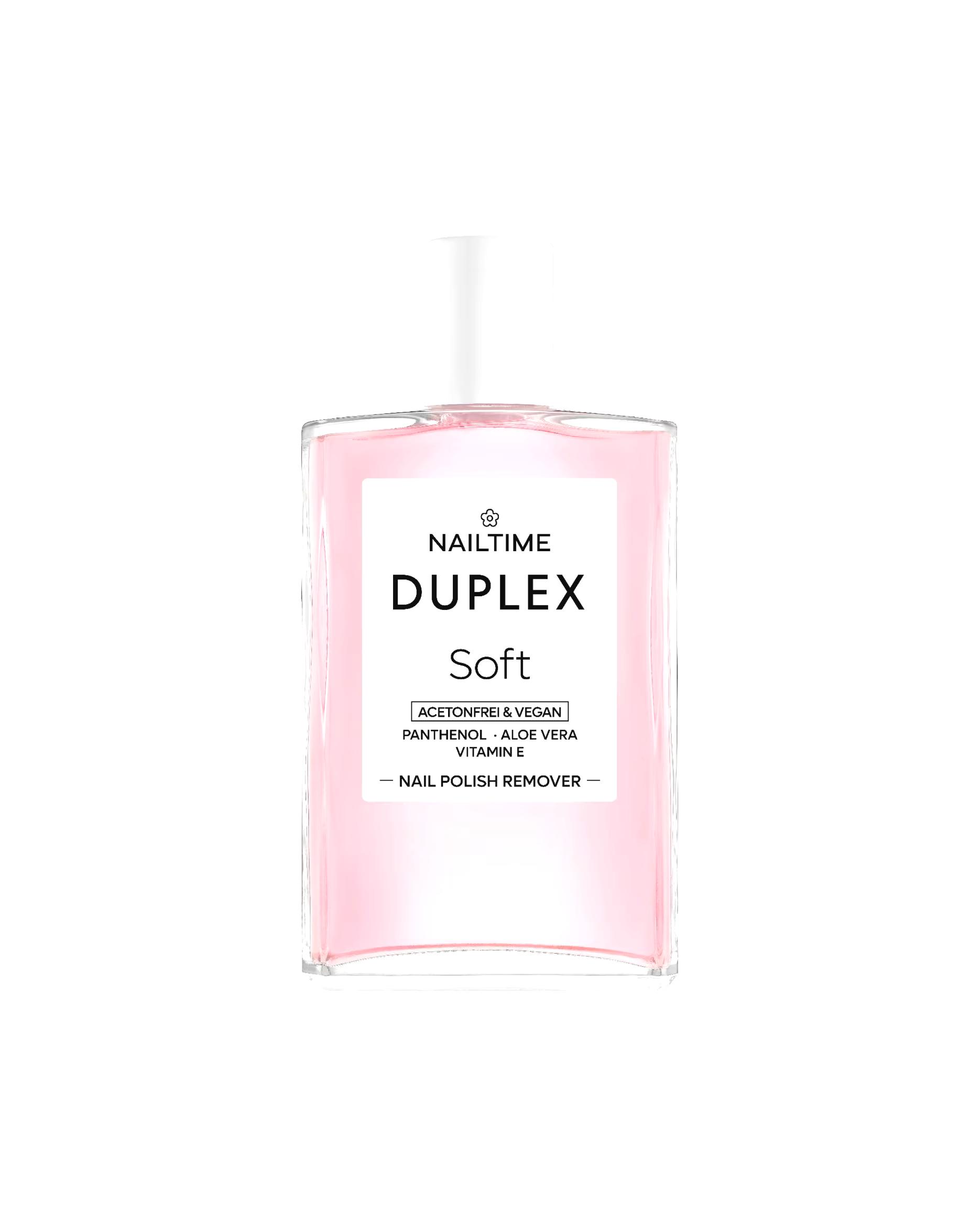 NAILTIME nail polish remover DUPLEX SOFT NAIL POLISH REMOVER Acetone-free & vegan