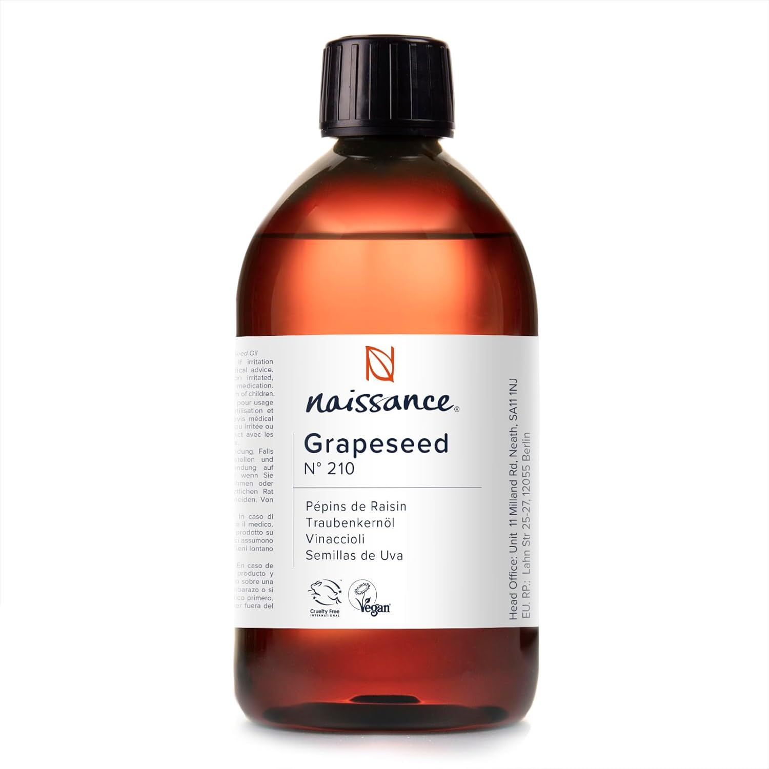Naissance Grape Seed Oil 500 ml