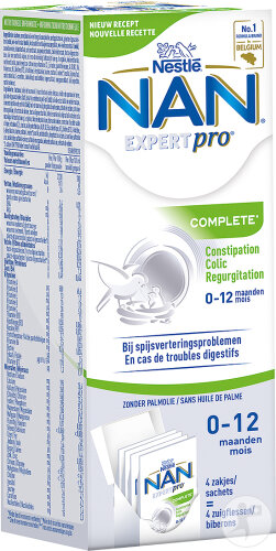 Nestlé Nan Nan Expert Pro Complete 0-12 months sticks 4x26.2g
